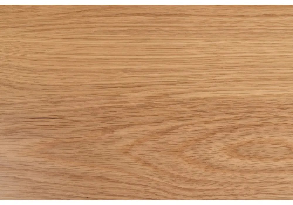 Tavolo da pranzo rotondo nero-naturale con piano in rovere ø 120 cm Soli - Actona