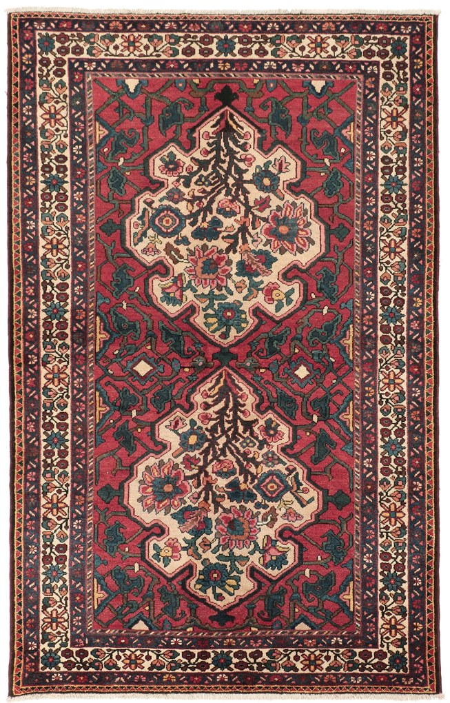 Bakhtiar Tappeto 220 x 140 (Iran) Annodato A Mano