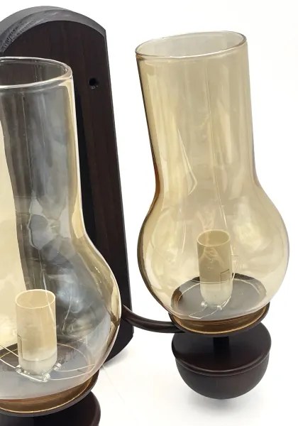 Brilagi - LED Applique COTTAGE 2xE14/40W/230V faggio/marrone