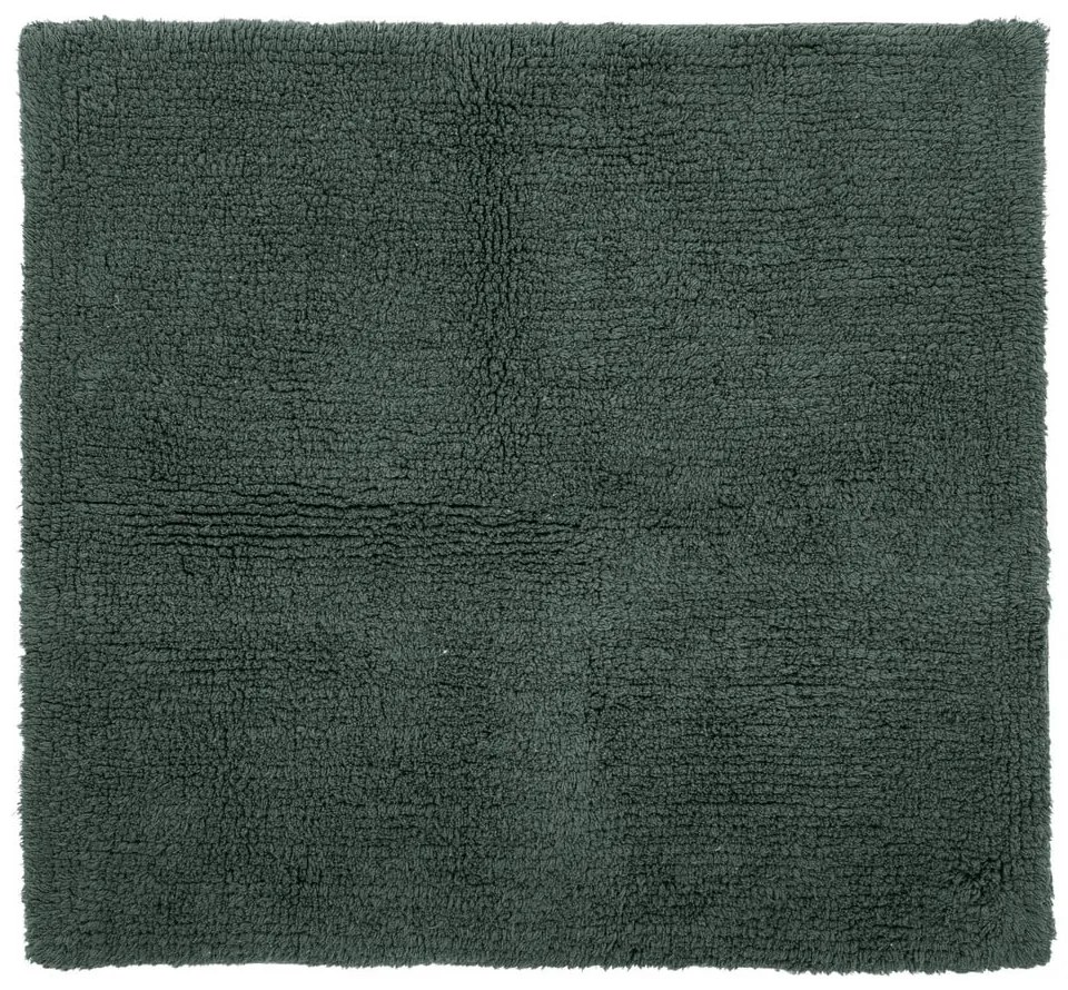 Tappeto da bagno verde scuro 60x60 cm Riva - Tiseco Home Studio