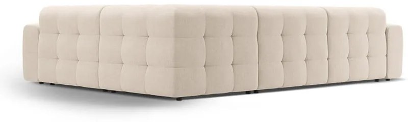 Divano angolare beige (con penisola a destra/a L) Kendal – Micadoni