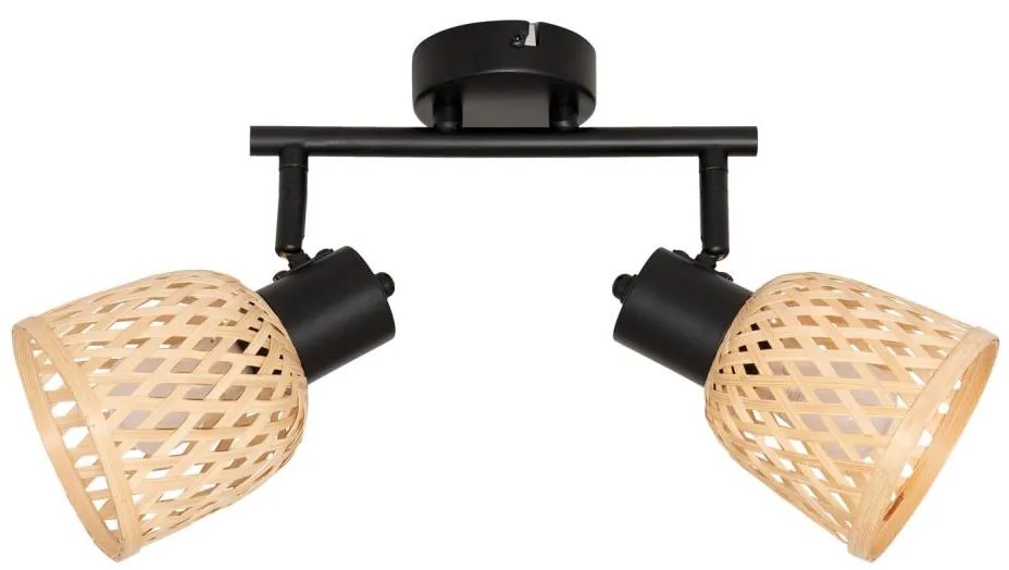 Atmosphera - Faretto LIO 2xE14/25W/230V bambù