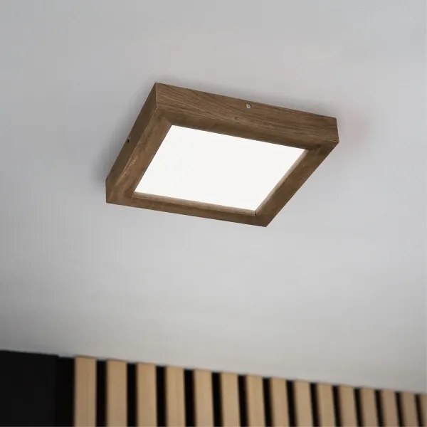 Brilagi-LED Lampada dimmerabile WOODY FRAME LED/24W/230V quercia 30x30 cm IP44 +
