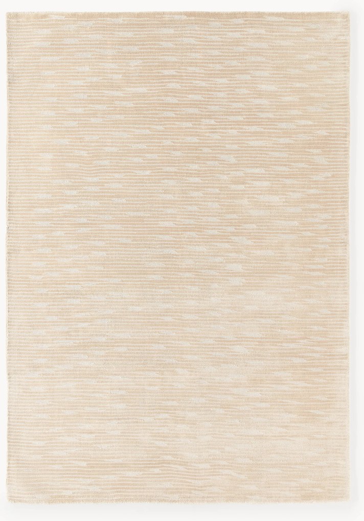 Tappeto in lyocell intrecciato a mano Oriana