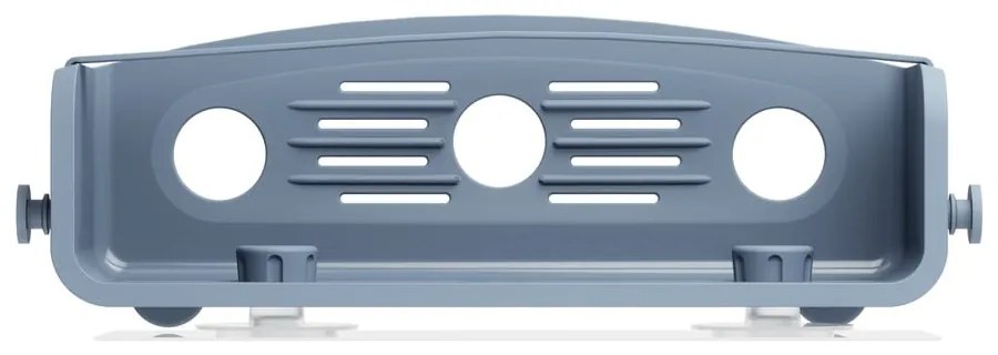 Mensola da bagno blu in plastica riciclata senza foratura Flex - Umbra