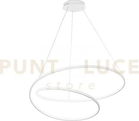 Lampadario a sospensione led lieve bianca 60w 8000lm cct 3000k 4000...