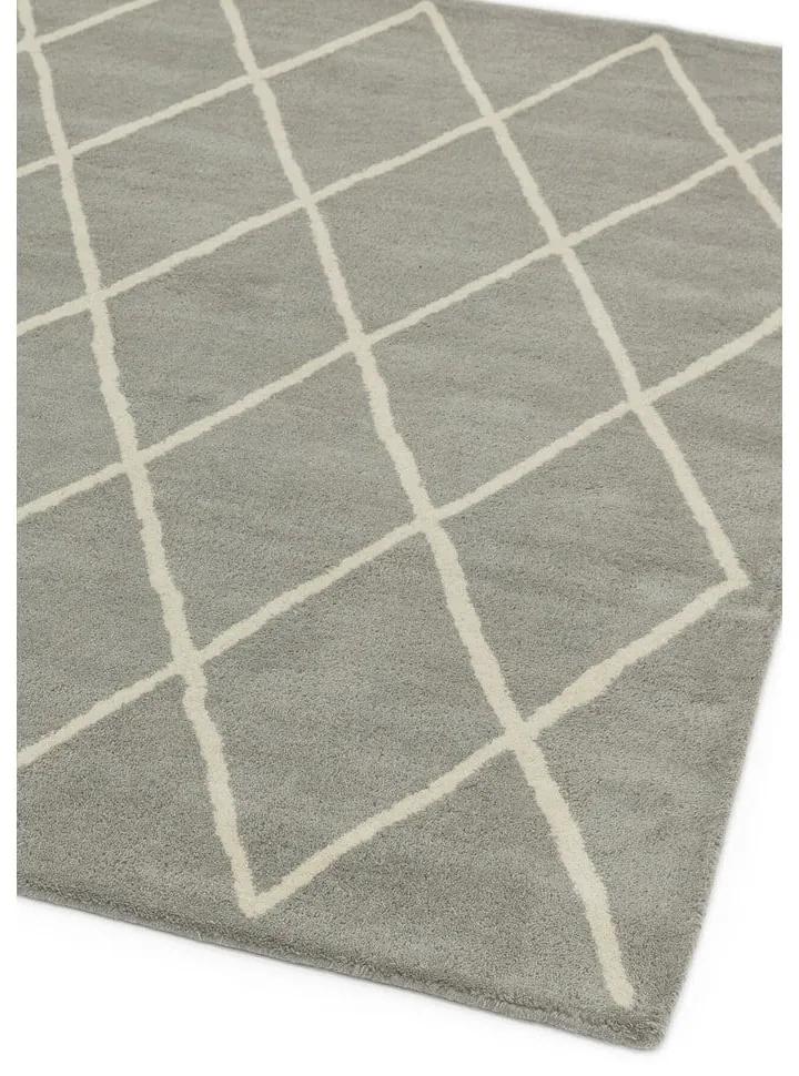 Tappeto in lana grigio tessuto a mano 120x170 cm Albany - Asiatic Carpets