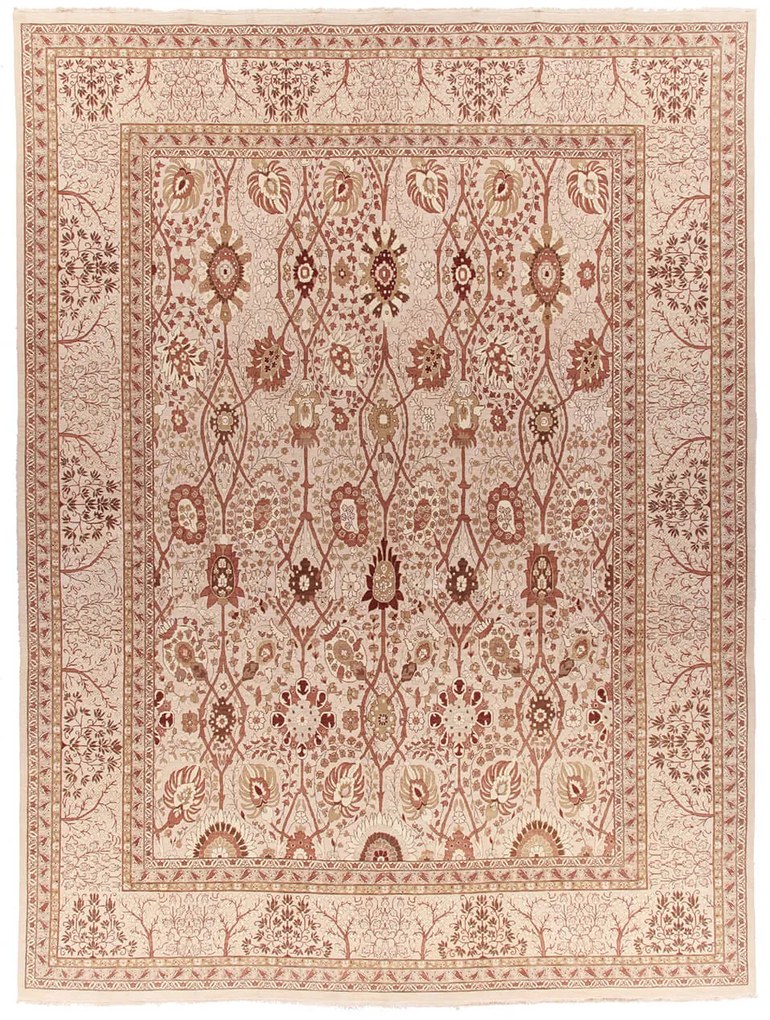 Tabriz Tappeto 300 x 400 (Indian) Annodato A Mano