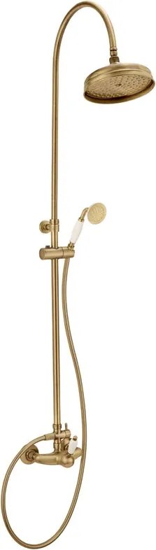 Colonna doccia con miscelatore Oxford Bronzo spazzolato