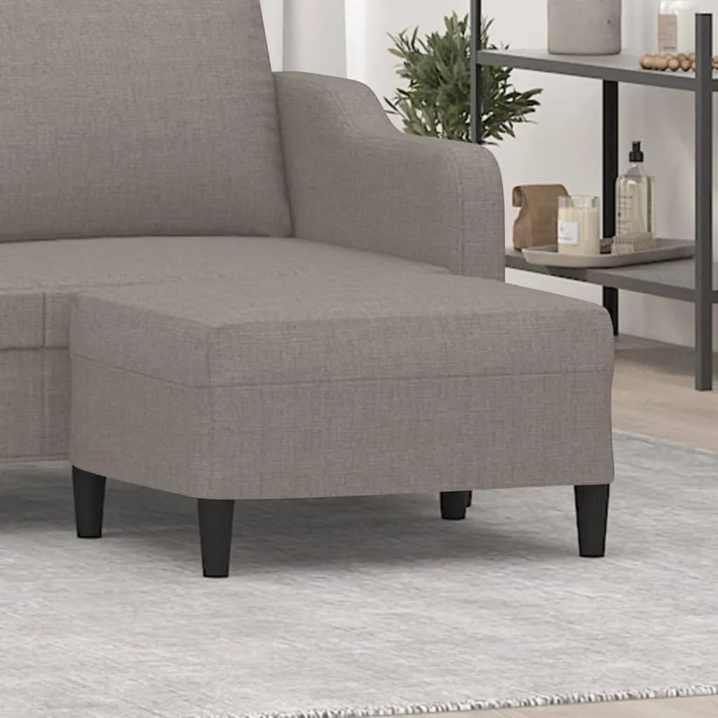 Poggiapiedi Tortora 70x55x41 Cm İn Tessuto /