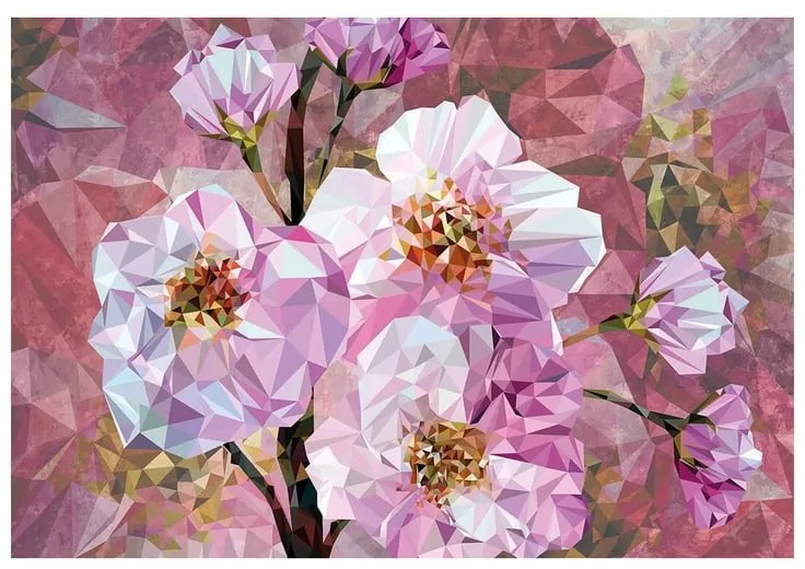 Fotomurale KOMAR Blooming gems, Multicolore 368X248 cm