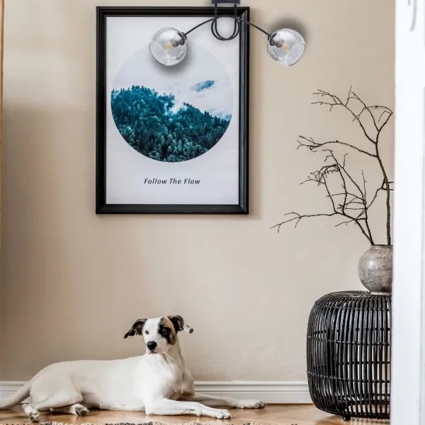 Lampadario a plafone LATIL 2xE27/60W/230V