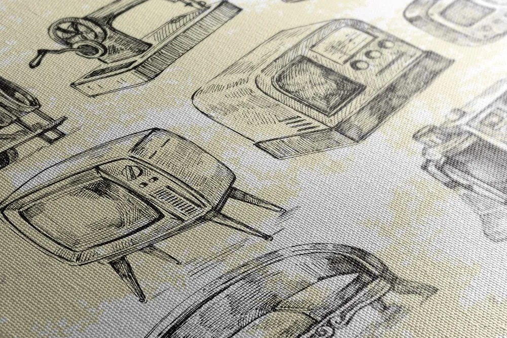 Stampa su tela – Vita retrò