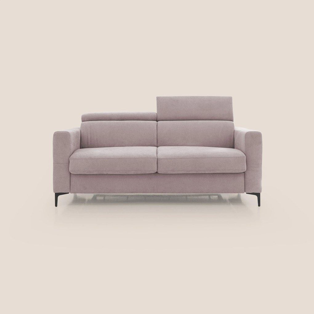 Gardenia divano letto materasso alto 18 cm con poggiatesta reclinabili e rivestimento impermeabile T02