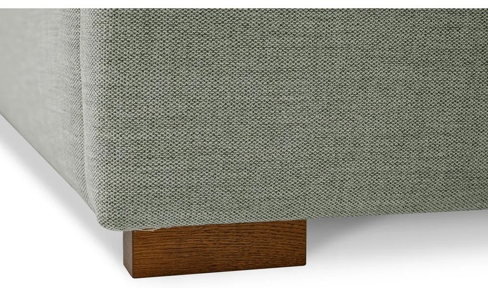 Letto matrimoniale grigio imbottito con rete inclusa 180x200 cm Dreamer – Scandic