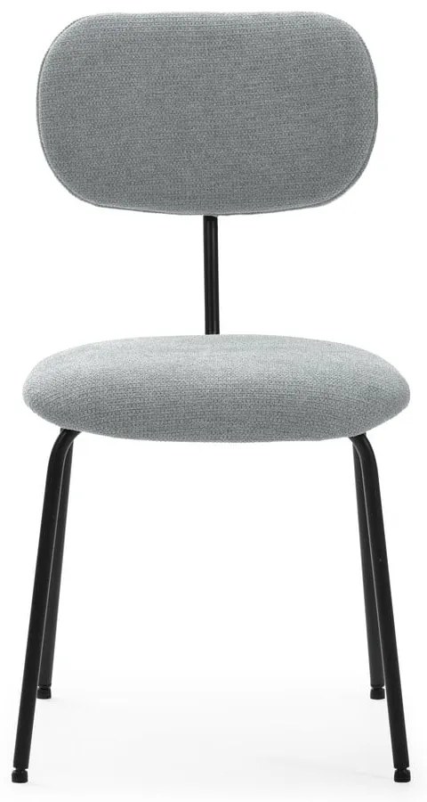 Sedie da pranzo in set in grigio chiaro 4 pz Dash – Marckeric