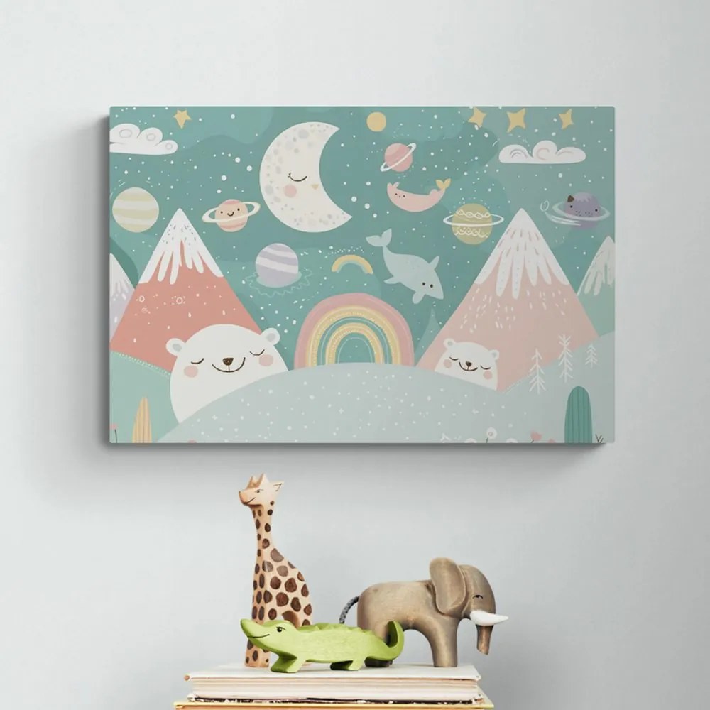 Quadro su tela – Per bambini: dal regno degli animali