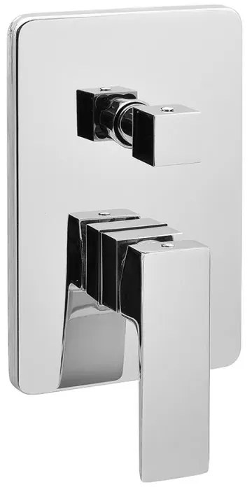 Set di rubinetti lavabo bidet e doccia in ottone cromato Kubo