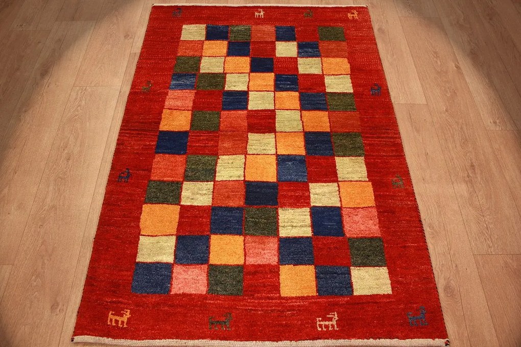 Gabbeh Tappeto persiano 100 x 150 (Iran) Annodato A Mano