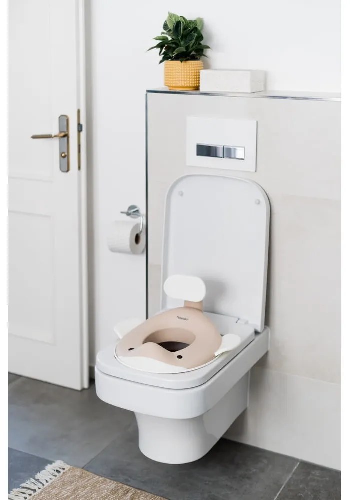 Sedile del water per bambini beige - Kindsgut