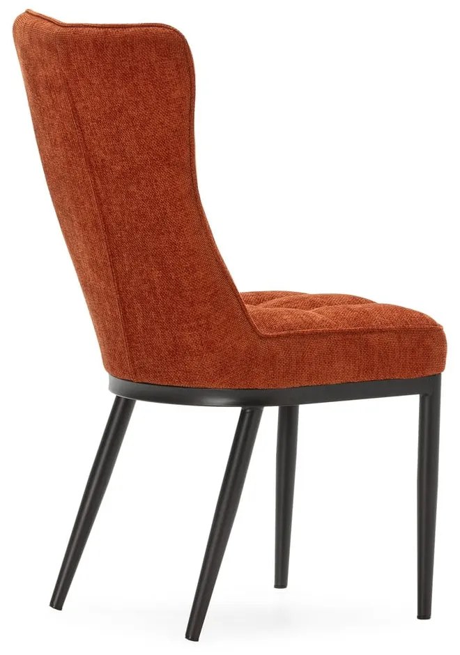 Sedie da pranzo in set color terracotta 2 pz Damon – Marckeric