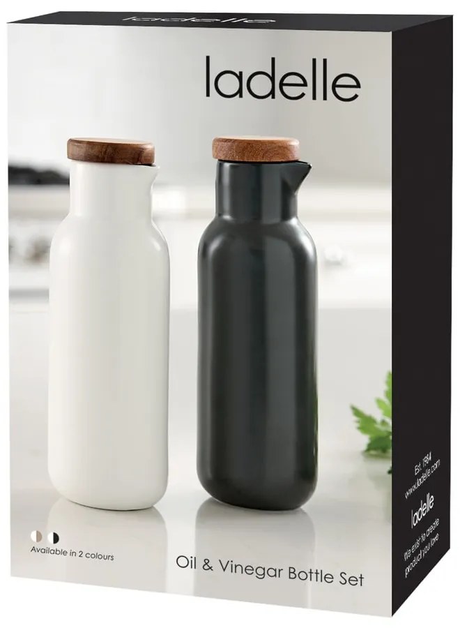 Set di bottiglie per olio e aceto in porcellana Essentials – Ladelle