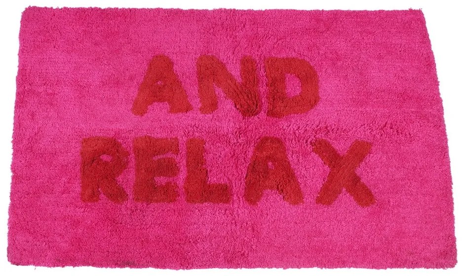 Tappetino per il bagno rosa 50x80 cm And Relax – Rex London