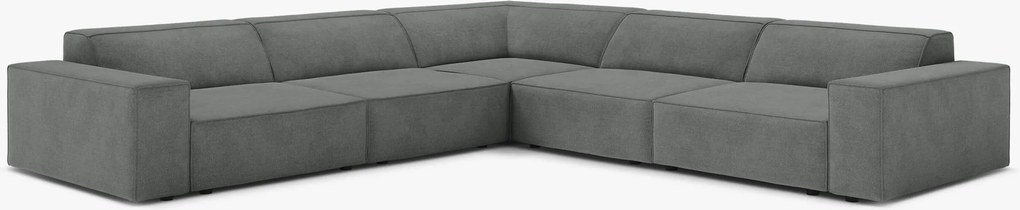 Divano angolare modulare simmetrico Jodie in tessuto Liberty – L283 cm