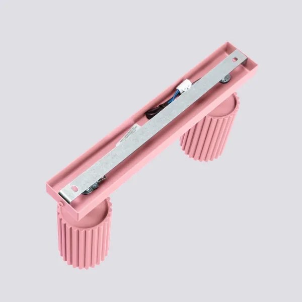 Brilagi - Faretto LED CRESTO 3xGU10/10W/230V rosa