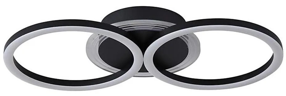 Searchlight 13651BK - plafoniera dimmerabile LED CONTOUR LED/24W/230V 3000K