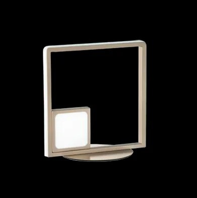 Lampada da tavolo a led dowel lt.dowel-oro dorato