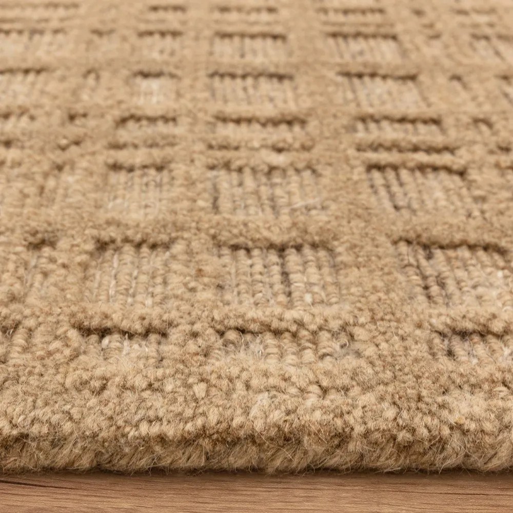 Tappeto beige tessuto a mano con lana 160x230 cm Thatch Honey - Asiatic Carpets