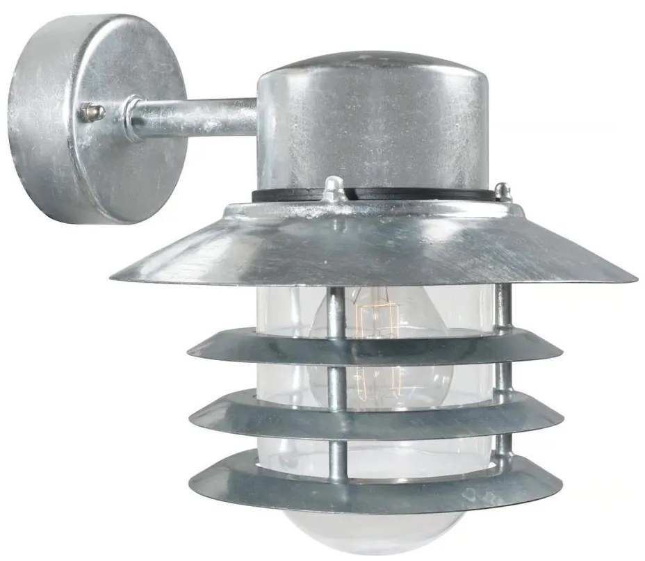 Nordlux - Applique da esterno VEJERS 1xE27/60W/230V IP54 argento