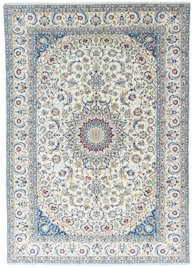 Nain Tappeto 250 x 360 Beige (Iran) Annodato A Mano