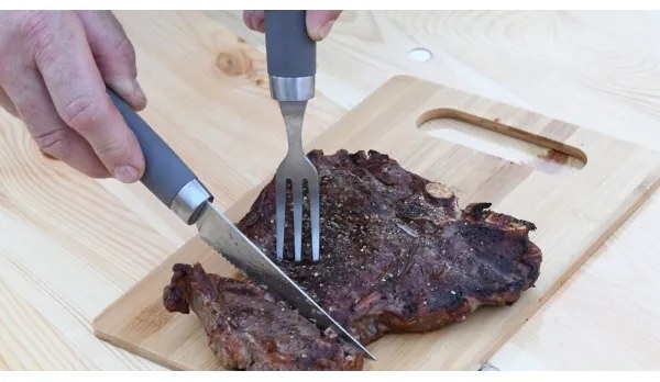 Posate per carne da barbecue 25,5 cm