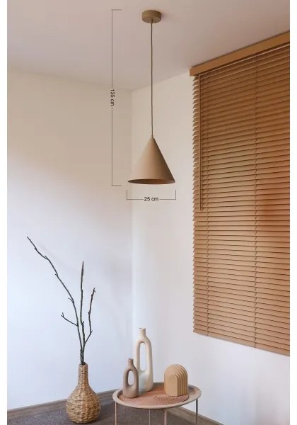 Duolla - Lampada a sospensione con cavo IRONLINE 1xG9/3W/230V Ø 25 cm beige