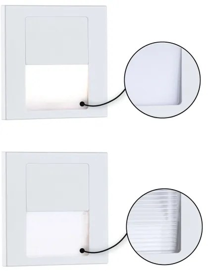 Paulmann 79999 - LED/1W Illuminazione scale TSARO 230V Follow/bianco