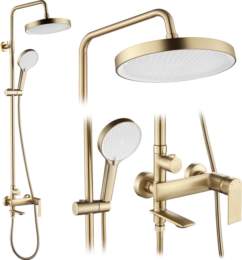 Set doccia REA Veneta Brush Gold