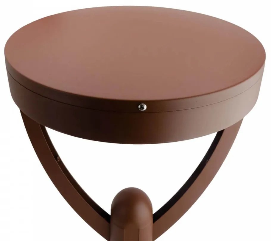 Lampione Stradale LED 65W, Corten, 150lm/W, Dimmerabile 1-10V, Programmabile - Philips Xitanium Colore Bianco Caldo 2.700K