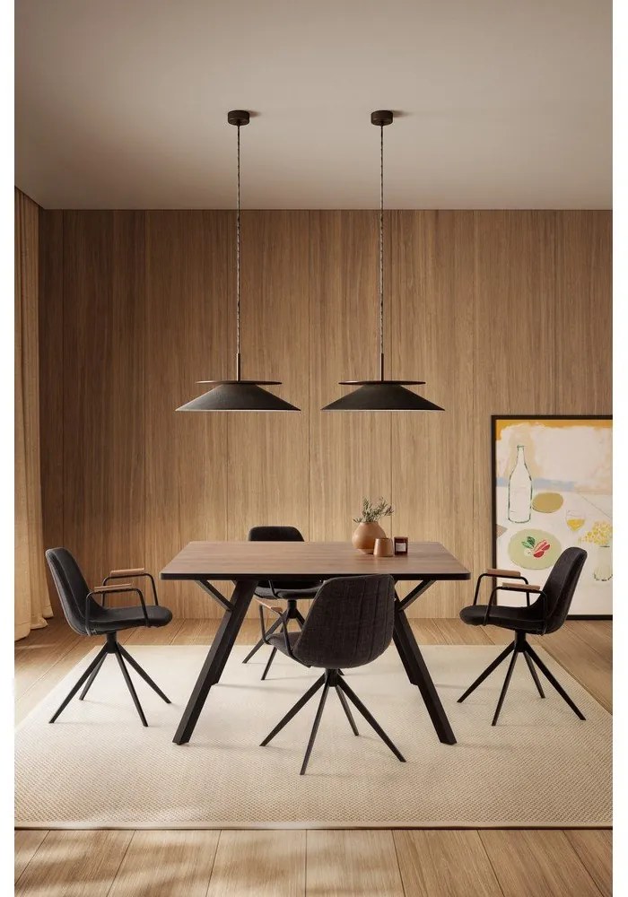 Set di sedie da pranzo nere in un Set di Tali - Marckeric