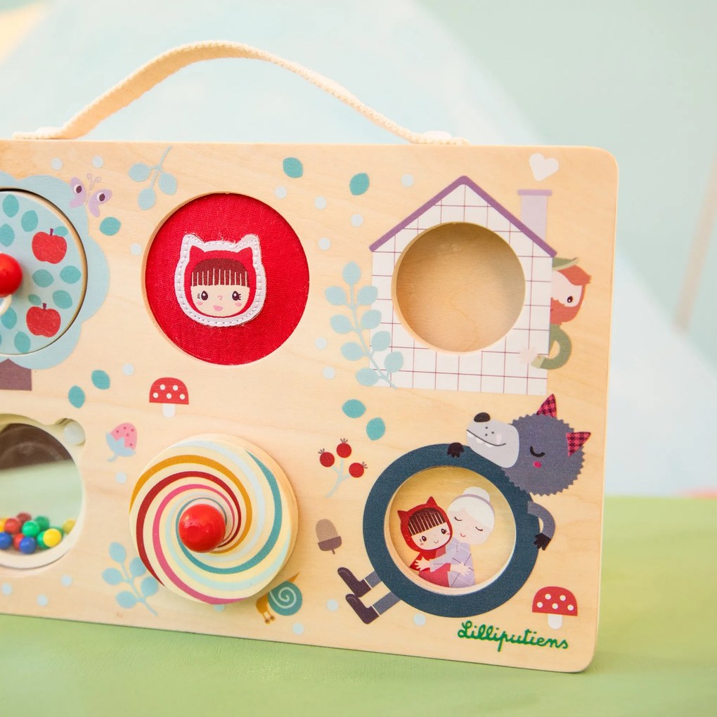 Lilliputiens - Activity Board - Cappuccetto Rosso e Louis il lupo