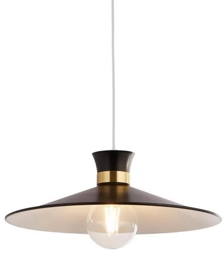 Searchlight 601891BK - Lampadario a cavo BALHAM 1xE27/60W/230V