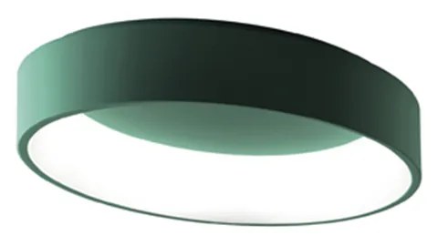 Sospensione Contemporanea Aurora Metallo Verde Bosco Led 96W