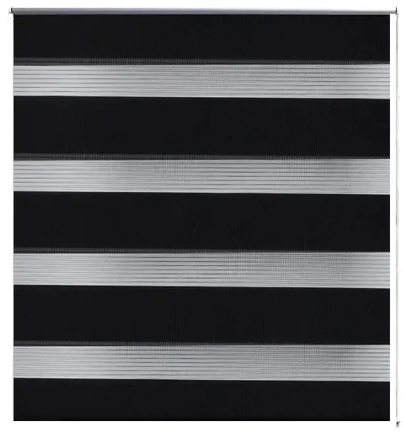 Tenda A Rullo Oscurante Zebra 100x175 Nera /