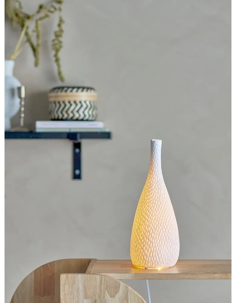 Lampada da tavolo bianca (altezza 32 cm) Pela - Bloomingville