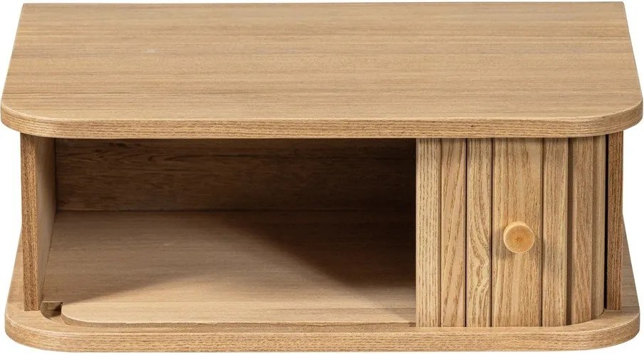 Comodino di colore naturale con effetto pino da parete Jena – WOOOD