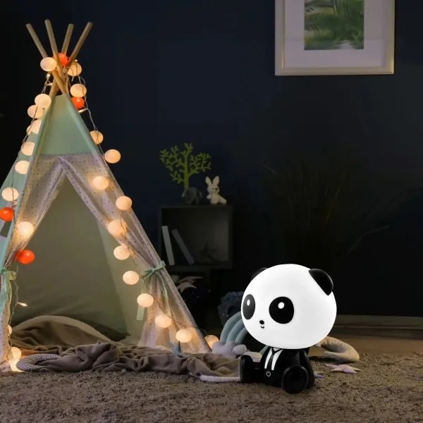 Lampada a LED dimmerabile per bambini PANDA LED/2,5W/3,7V 1200 mAh