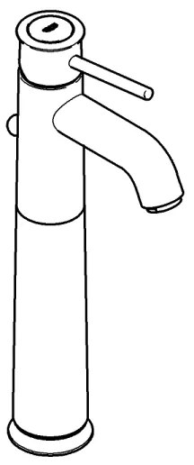 GROHE 32868000 - Miscelatore per lavabo BAUCLASSIC DN 15, cromo lucido