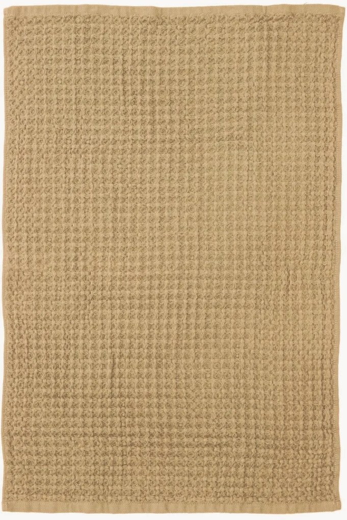 Set di 2 strofinacci Waffle Taupe