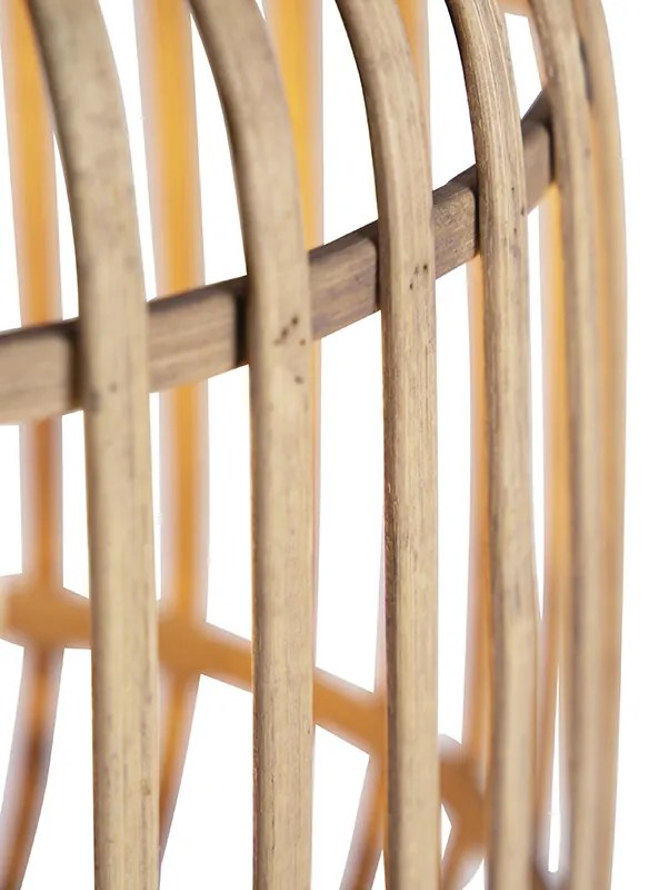 Lampada a sospensione in rattan rustico 3 luci - Manila